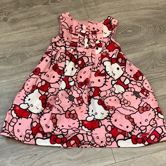 H&M Sanrio Hello Kitty Girls Dress Size 3/4